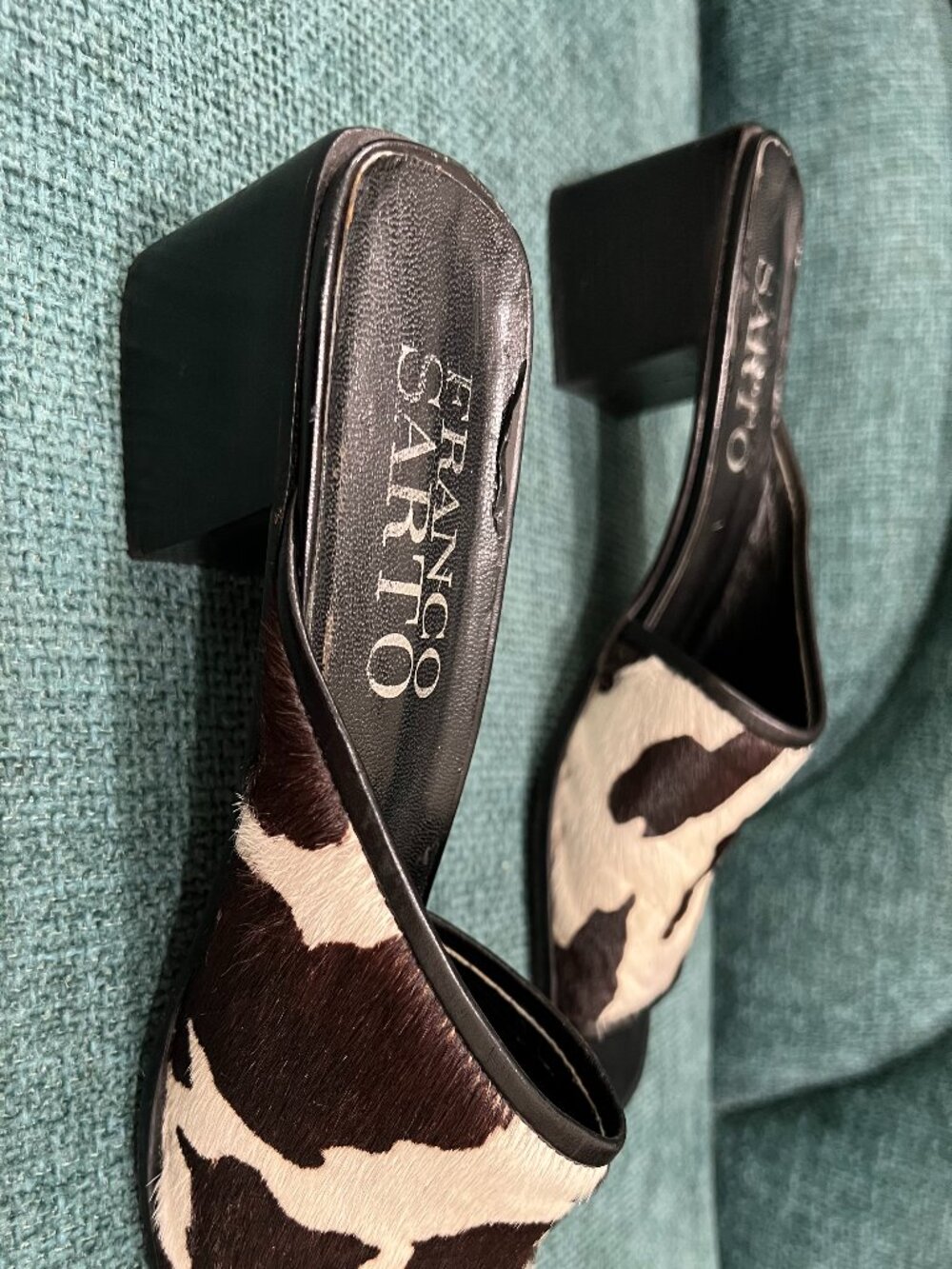 Franco Sarto cowhide slide 7.5 - Picture 3 of 8
